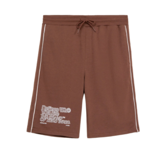 Slogan Print Shorts
