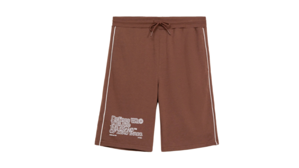 Slogan Print Shorts
